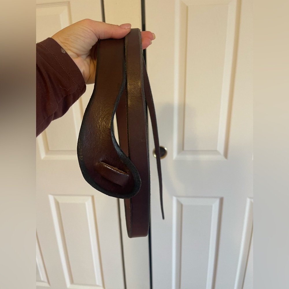 Handmade leather wrap belt - Picture 3 of 3